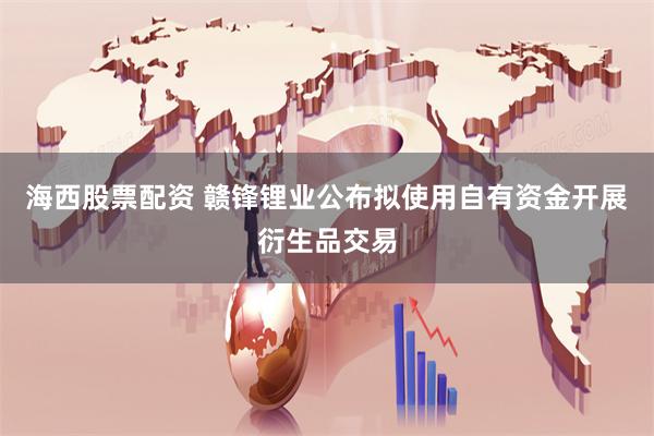 海西股票配资 赣锋锂业公布拟使用自有资金开展衍生品交易